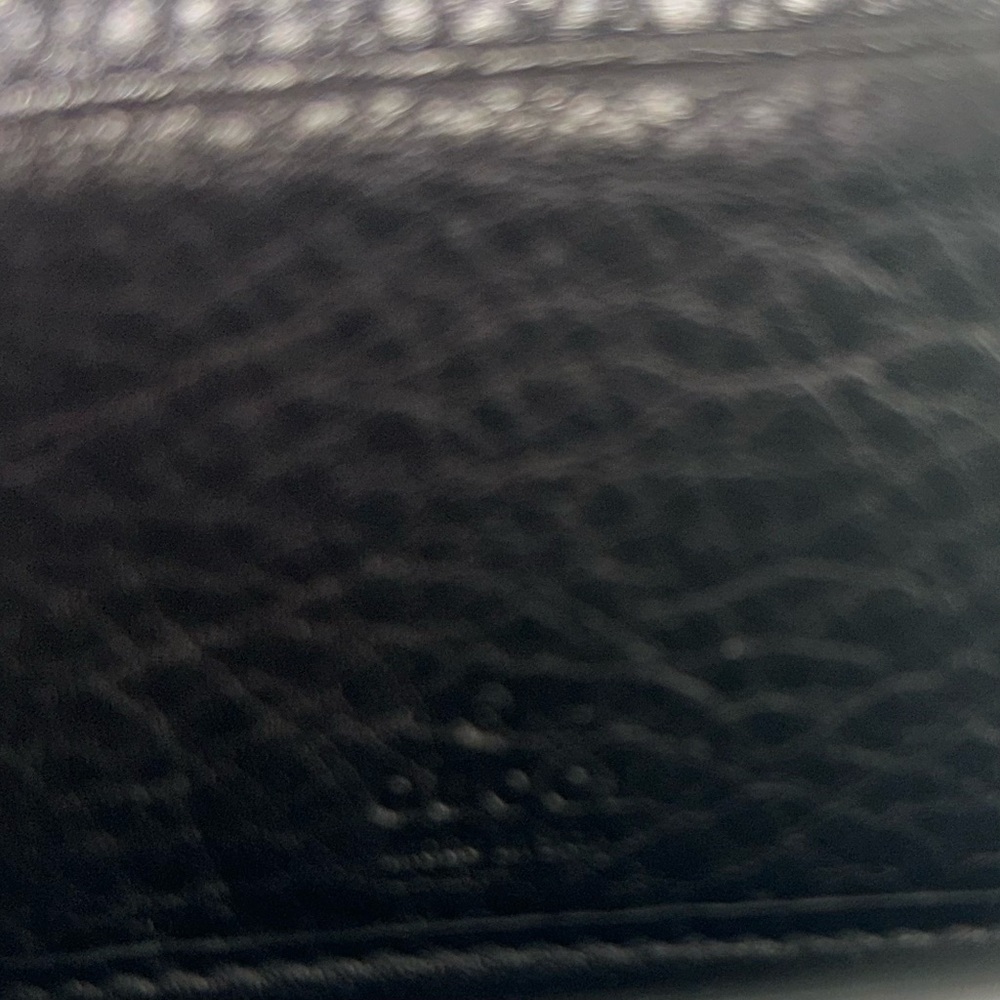 Gucci GG Marmont Zip Around Wallet Black Leather Gold Logo Continental - Picture 4 of 4